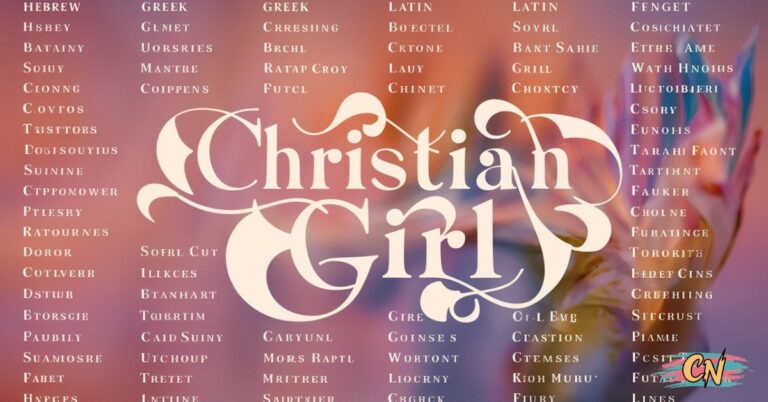 christian girl names