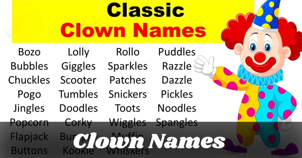 Classic Clown Names