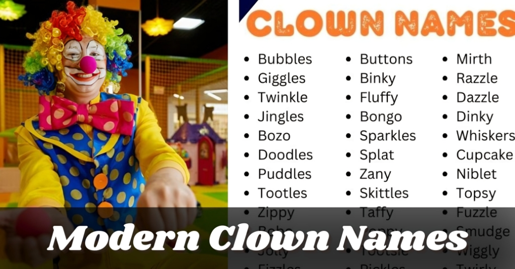 Modern Clown Names