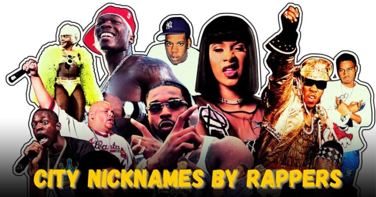 City Nicknames by Rappers