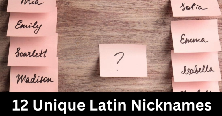 Latin Nickname