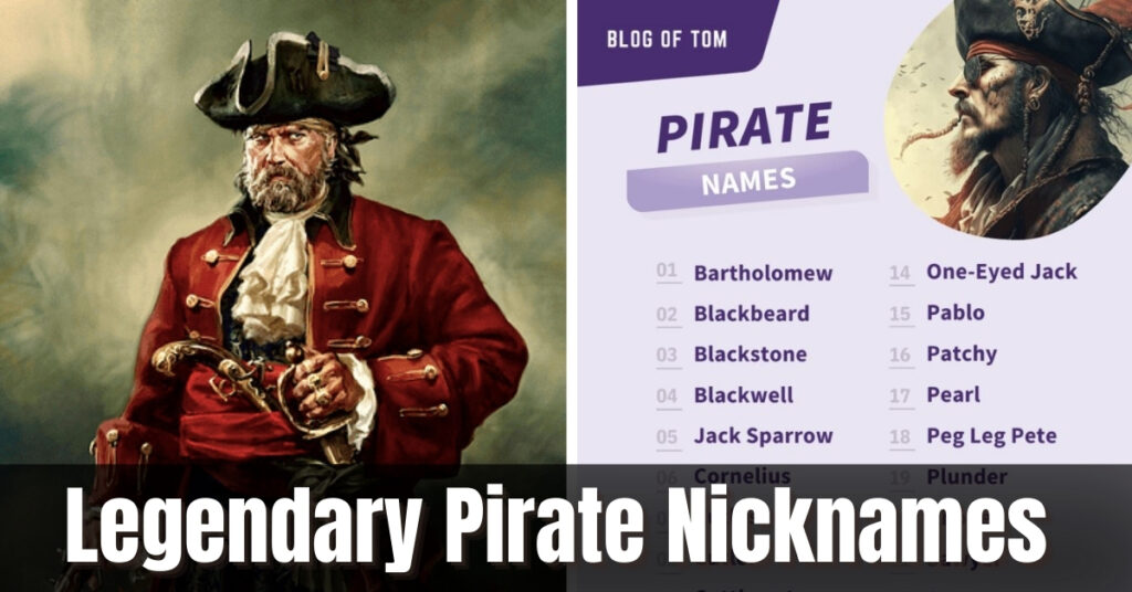 Legendary Pirate Nicknames from Real History