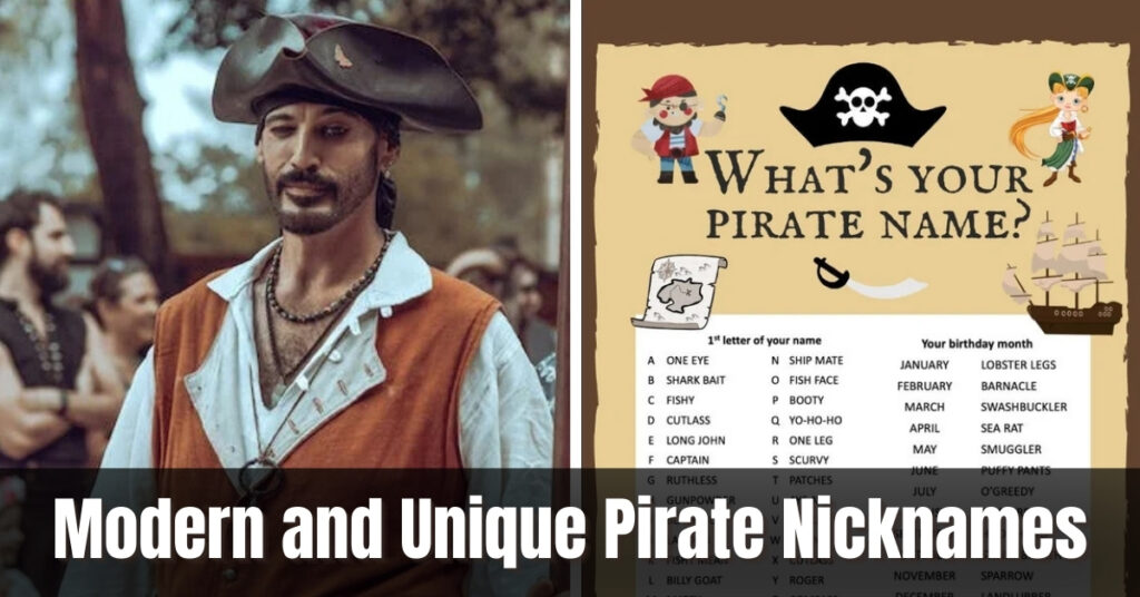 Modern and Unique Pirate Nicknames